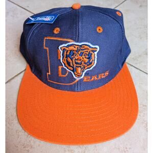 NEW Chicago Bears 90s ANNCO Logo Spellout snapback hat Team NFL vintage NWT